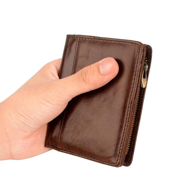 Formal Leather Wallet Cowhide Top