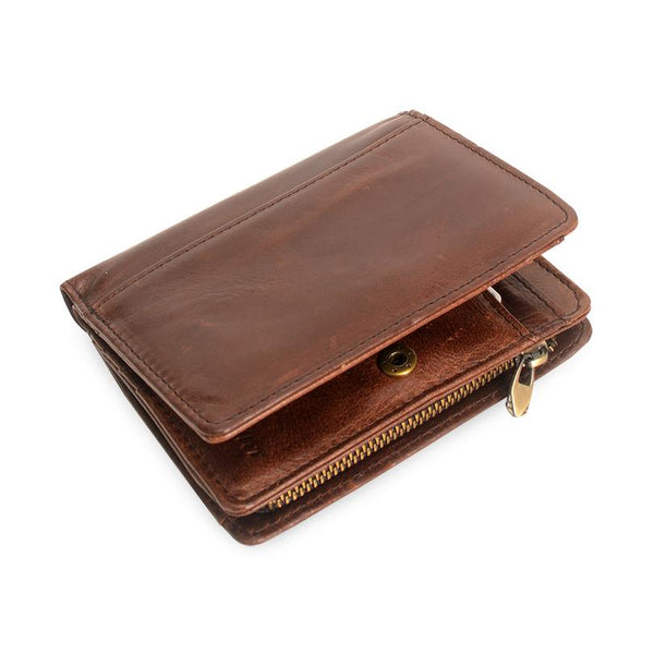 Formal Leather Wallet Cowhide Top