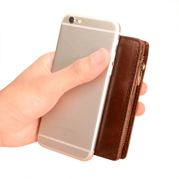 Formal Leather Wallet Cowhide Top