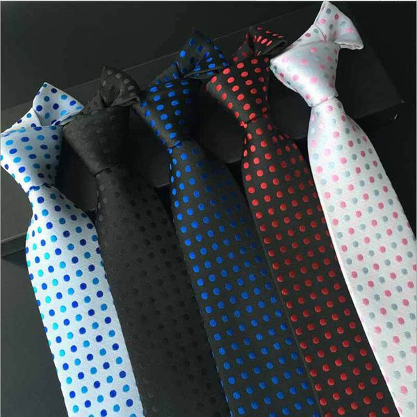 Polka Styled Classic Tie
