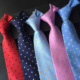 Polka Styled Classic Tie