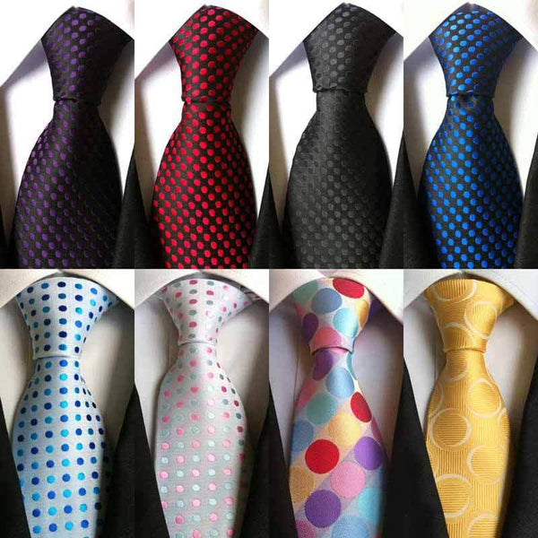 Polka Styled Classic Tie