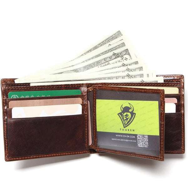 Chocolate Colored Leather Wallet