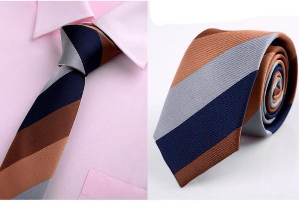 Dignity Plaid Skinny Tie