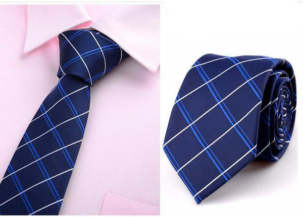 Dignity Plaid Skinny Tie