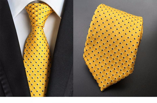 Silky Formal Plaid Ties