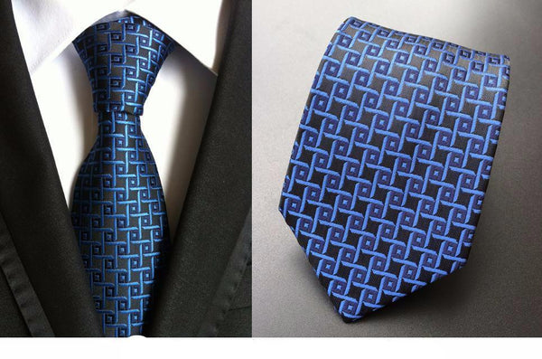 Silky Formal Plaid Ties