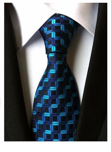 Silky Formal Plaid Ties