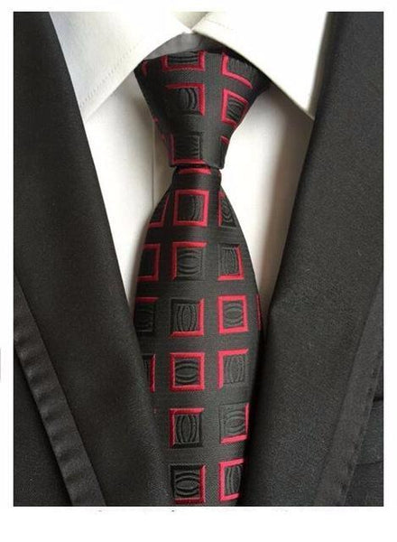 Silky Formal Plaid Ties