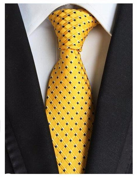 Silky Formal Plaid Ties