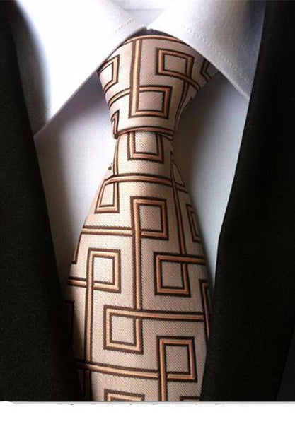 Silky Formal Plaid Ties